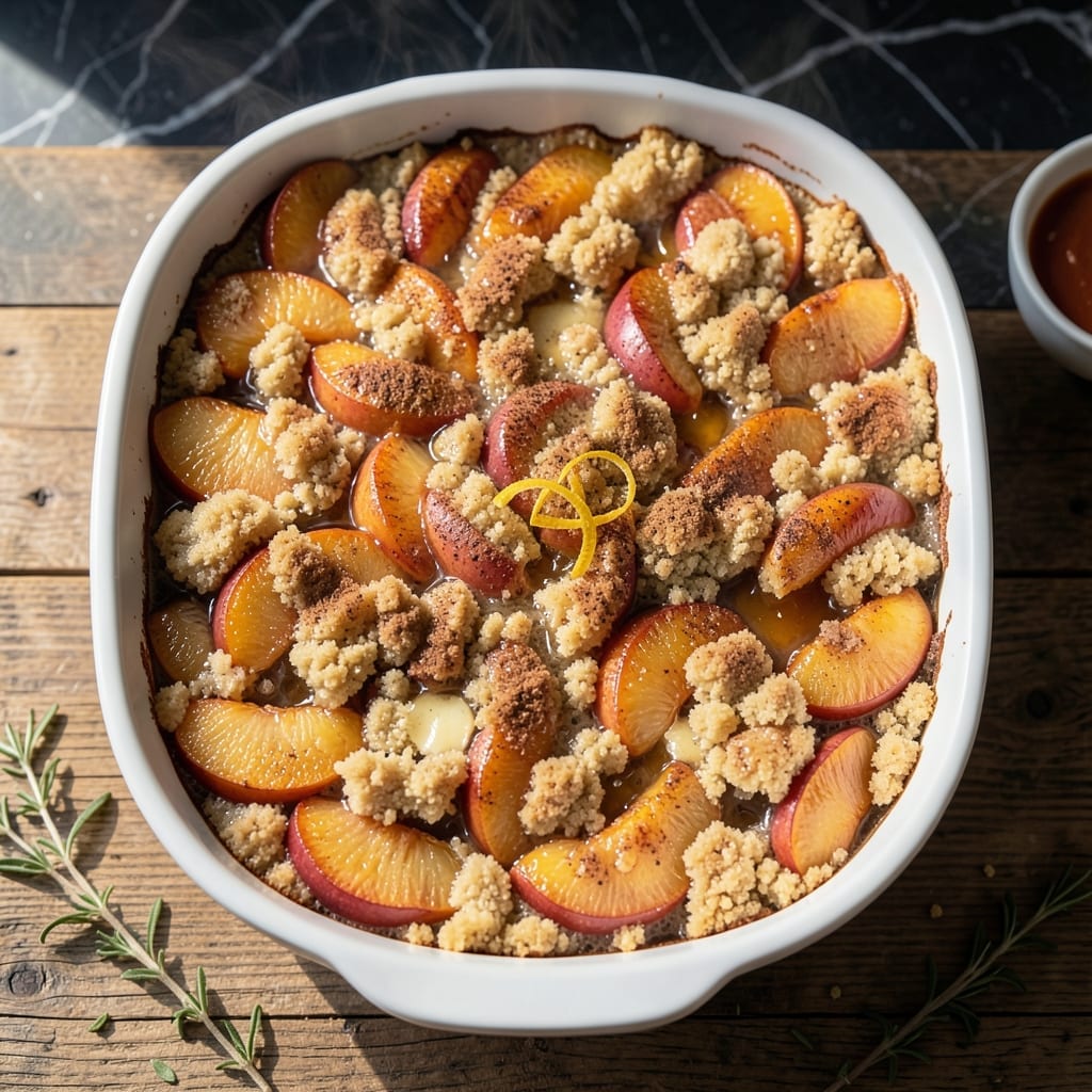 Peach Cobbler Recipe With Cake Mix: Warm Spiced Peaches Under Golden Crust