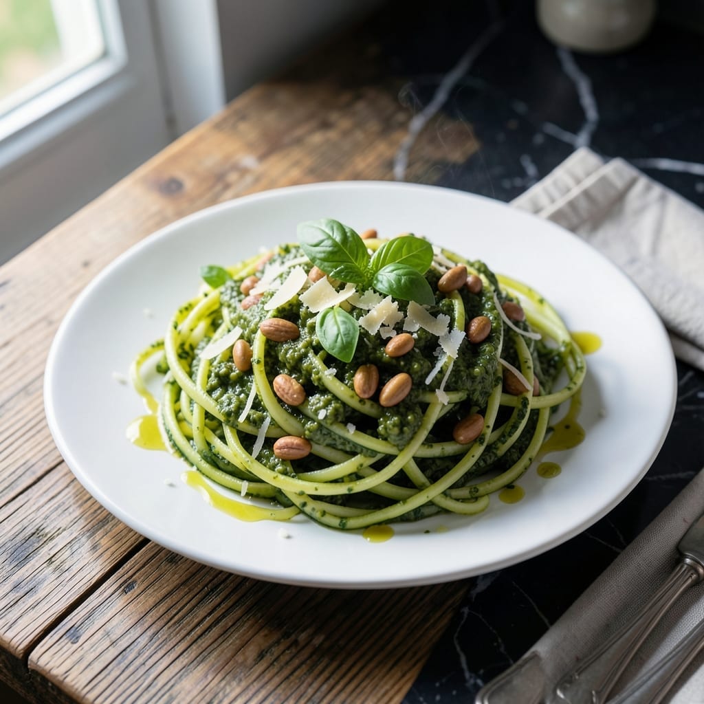 Zucchini Noodles Recipe Pesto: Garden-Fresh Twist on Classic Pasta