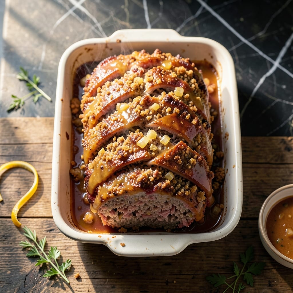 Ham Loaf Recipe With Ground Pork: Savory Baked Comfort with Sweet Glaze