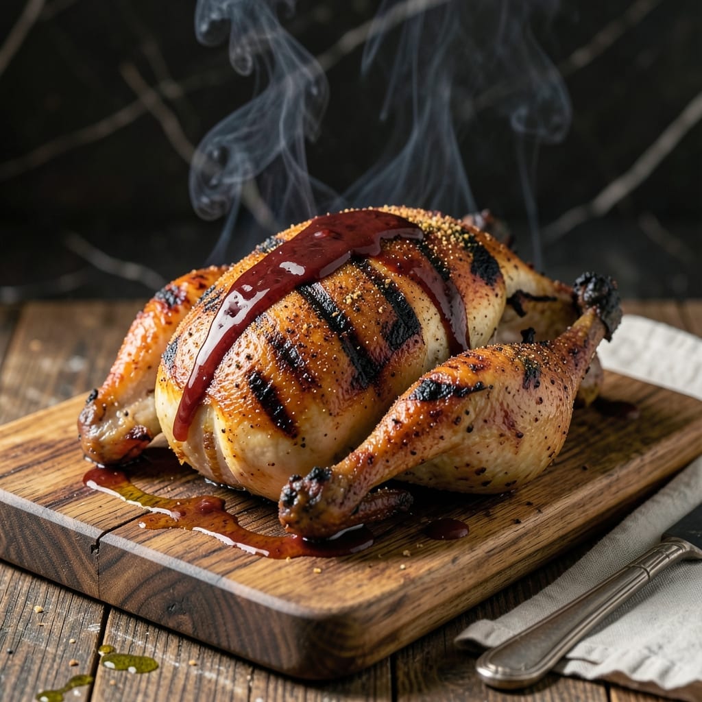 BBQ Spatchcock Chicken Recipe: Smoky Char With Juicy Meat