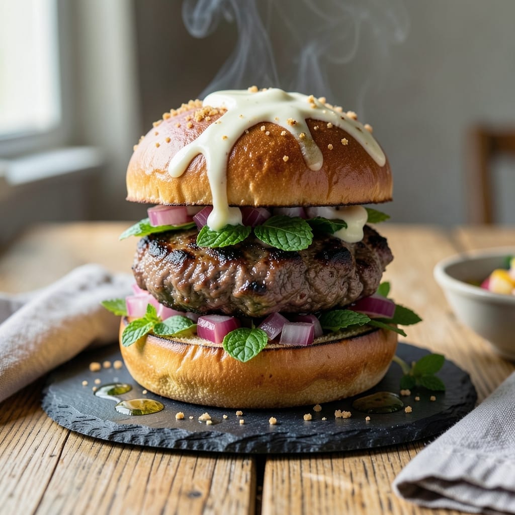 Recipe For Lamb Burger: Mediterranean Herb-Infused Patties Recipe For Lamb Burger: Mediterranean Herb-Infused Patties