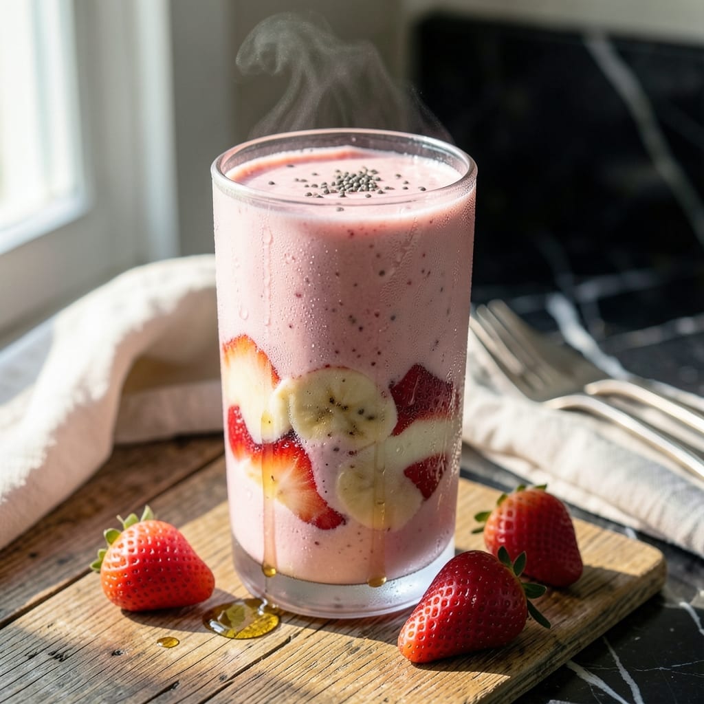 Strawberry Banana Smoothie Recipe Without Yogurt