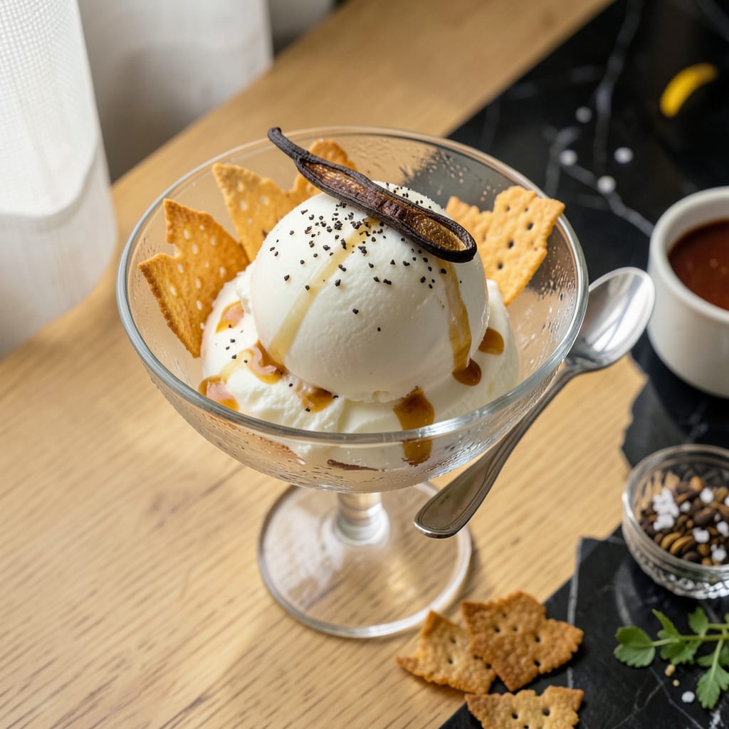 Eagle Brand Vanilla Ice Cream Recipe: Creamy Homemade Bliss in Minutes illustration with key details