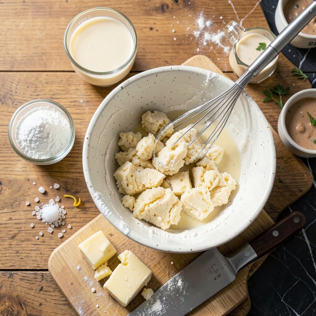 Easy Biscuit Recipe Without Milk: Flaky Layers in 20 Minutes illustration with key details