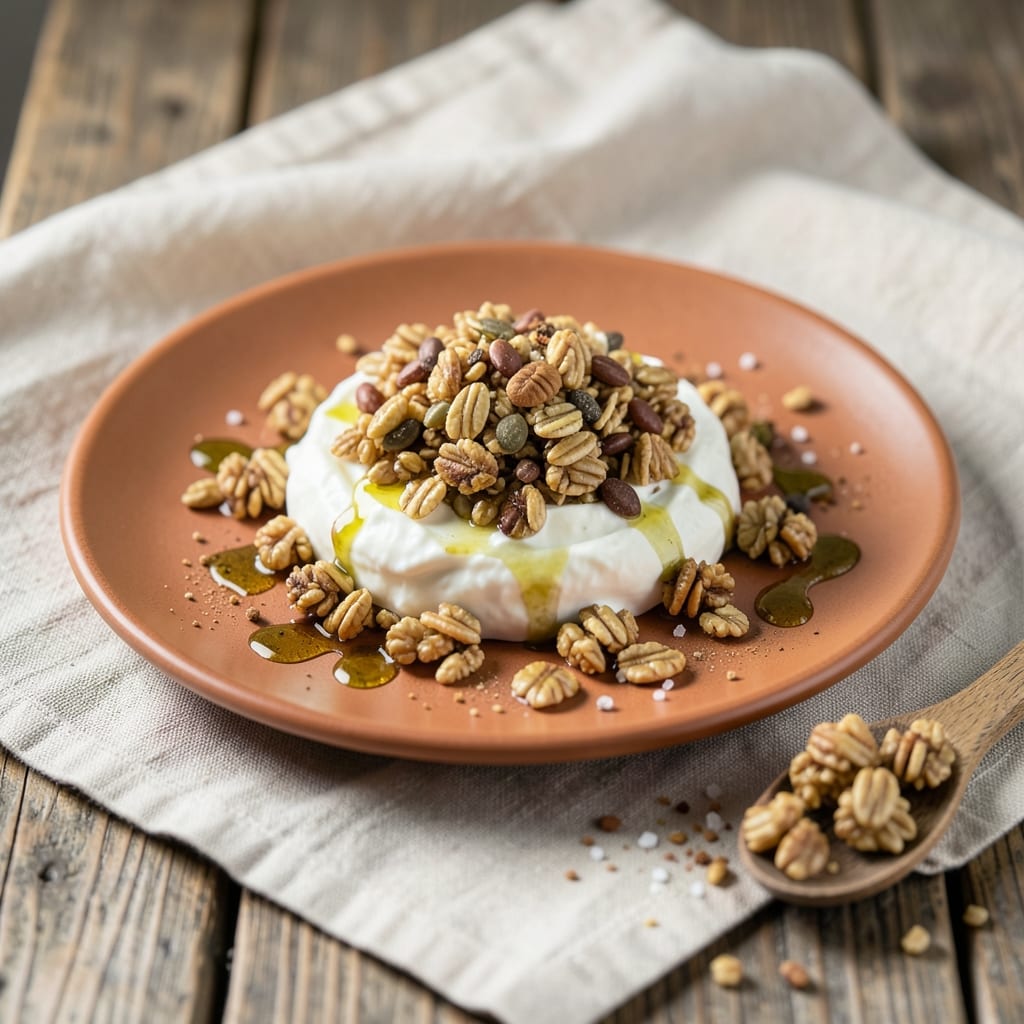 easy granola recipe for yogurt example with annotations