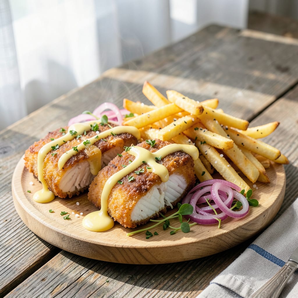 Eat n Park Style Nantucket Cod Recipe: Crispy Beer Battered Perfection example with annotations