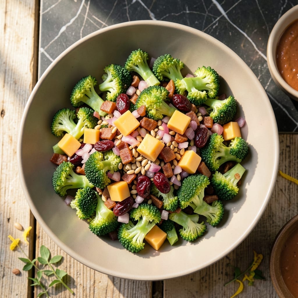 Sam's Club Broccoli Salad Recipe: Crunchy Sweet and Tangy Mix Sam's Club Broccoli Salad Recipe: Crunchy Sweet and Tangy Mix