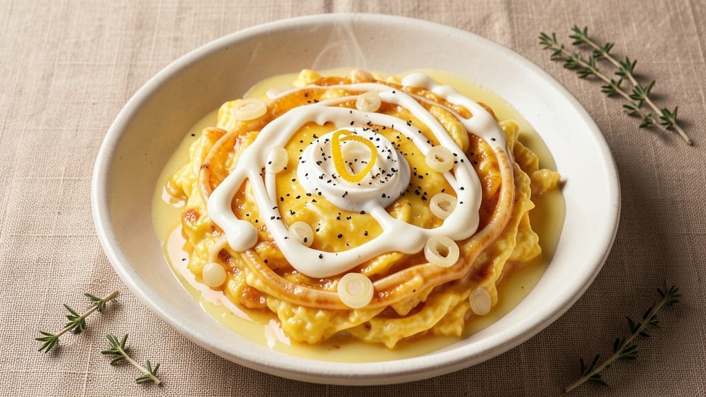 6 Egg Scrambled Eggs Recipe: Velvety Custard With Golden Crisp Edges 6 Egg Scrambled Eggs Recipe: Velvety Custard With Golden Crisp Edges