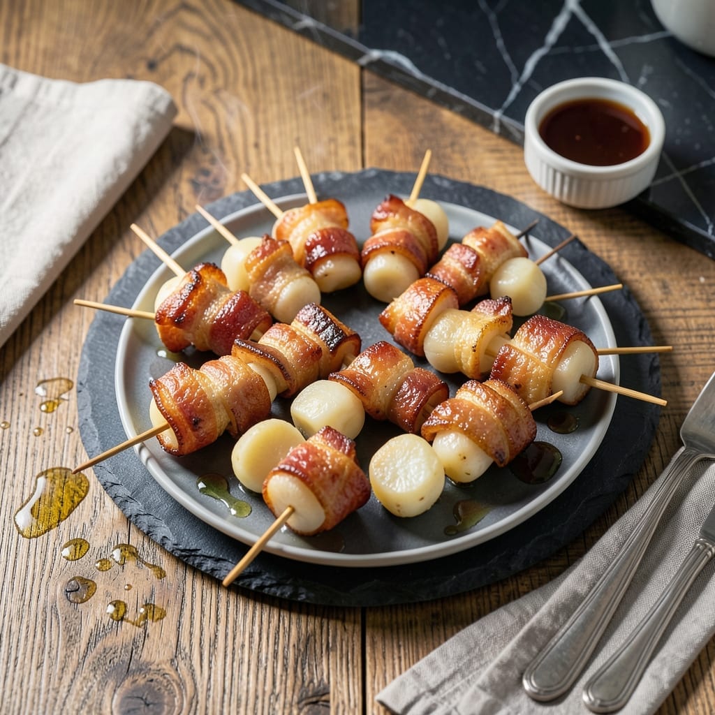 Betty Crocker Rumaki Recipe: Bacon-Wrapped Water Chestnut Bites