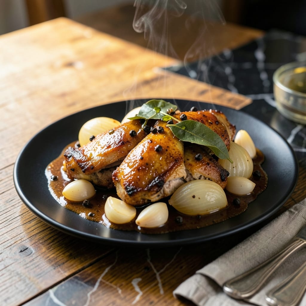 Authentic Filipino Chicken Adobo Recipe: Vinegar-Braised Tangy Depth