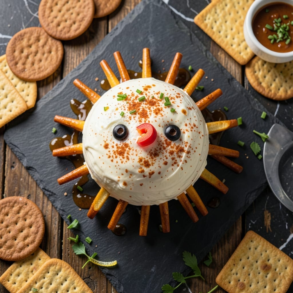 Hedgehog Cheese Ball Recipe: Festive Party Centerpiece with Savory Layers Hedgehog Cheese Ball Recipe: Festive Party Centerpiece with Savory Layers