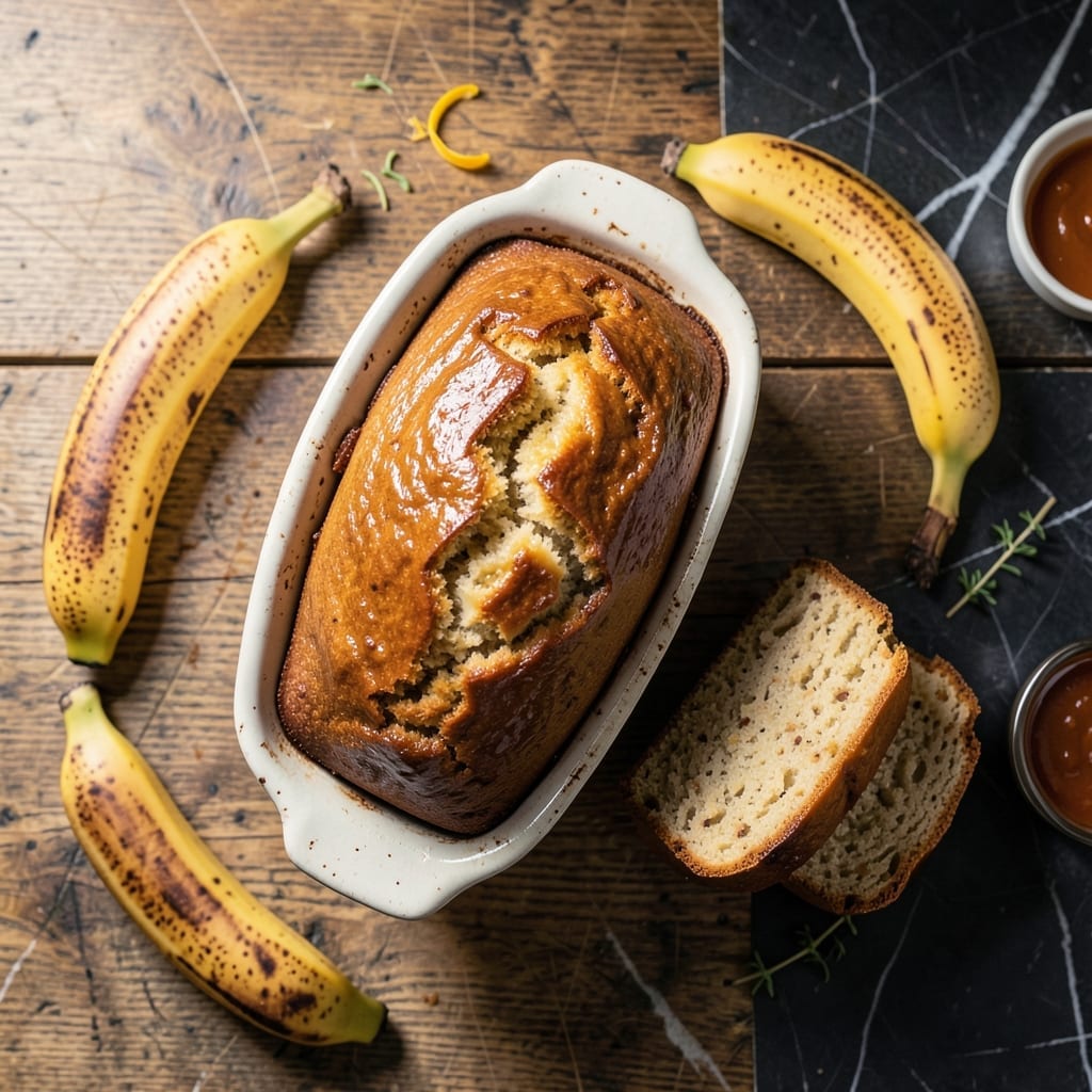 Banana Bread Recipe No Baking Soda: Moist and Fluffy With Vinegar Substitute Banana Bread Recipe No Baking Soda: Moist and Fluffy With Vinegar Substitute