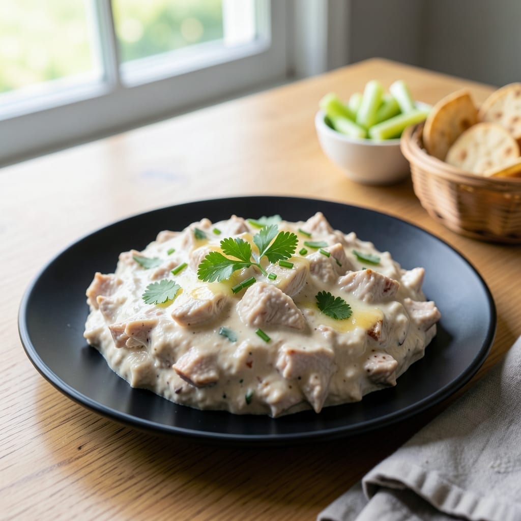 Buffalo Chicken Dip Recipe Rotisserie: Shredded Chicken in Spicy Creamy Sauce Buffalo Chicken Dip Recipe Rotisserie: Shredded Chicken in Spicy Creamy Sauce