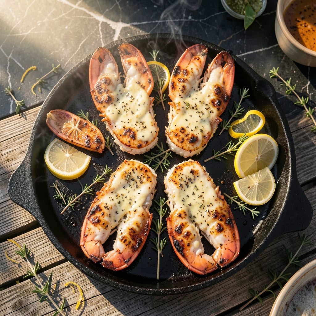 BBQ Lobster Tails Recipe Grill: Smoky Char with Buttery Richness