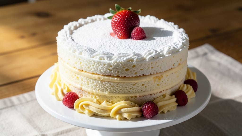 6-Inch Angel Food Cake Recipe: Effortless Lightness Without a Trace of Fat