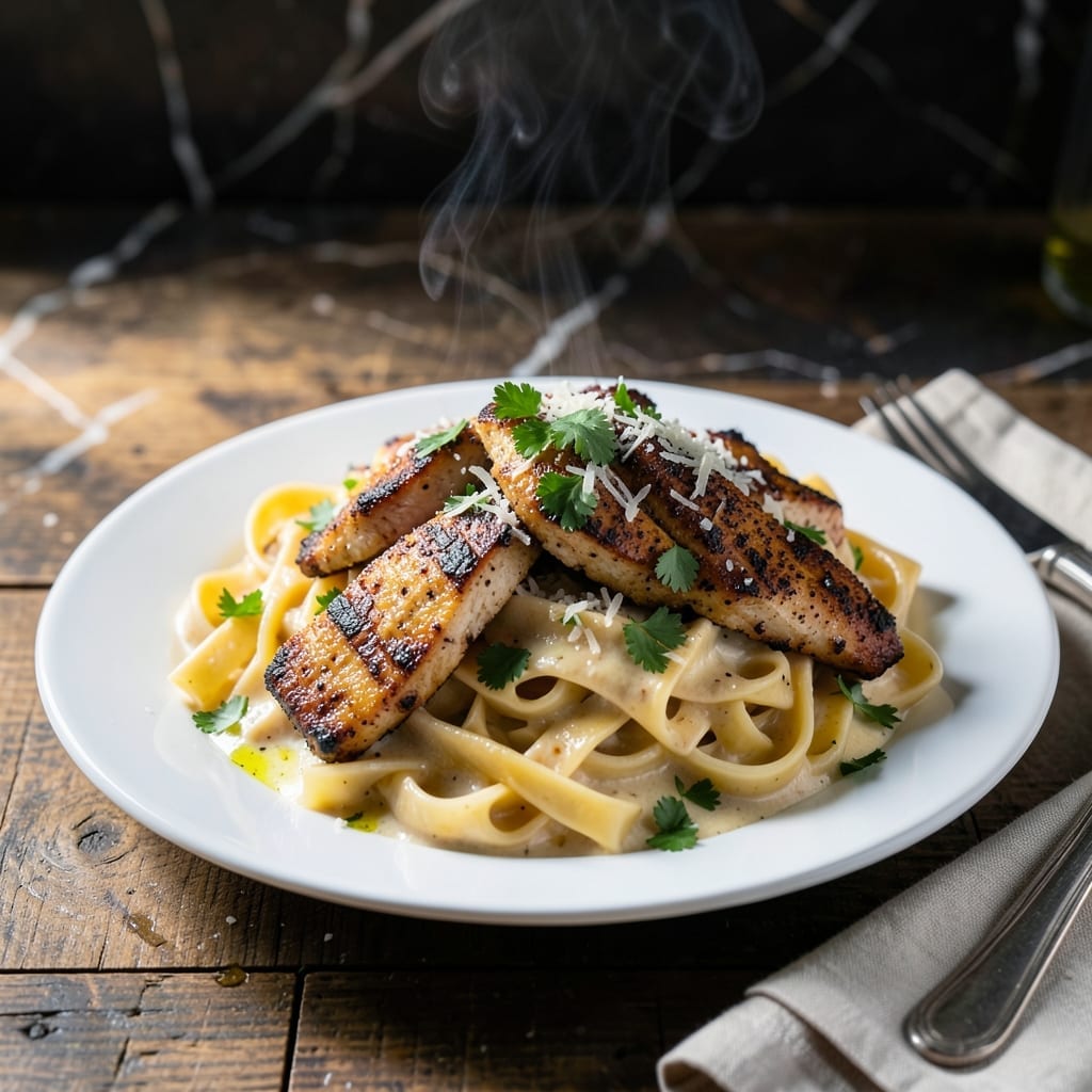 Red Lobster Cajun Chicken Alfredo Recipe: Spicy Cream Sauce With Blackened Chicken
