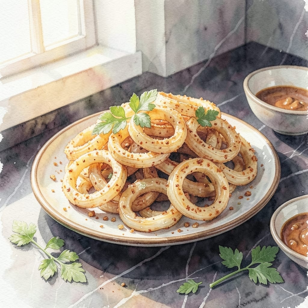 Recipe For Baked Onion Rings: Crispy Crunch Without the Deep Fryer Recipe For Baked Onion Rings: Crispy Crunch Without the Deep Fryer