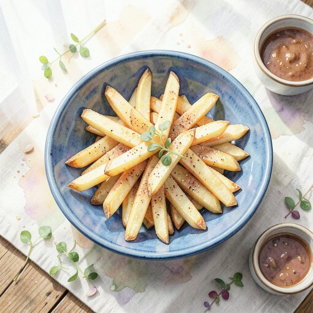 Recipe for Seasoned French Fries: Double-Crisp Oven Method Recipe for Seasoned French Fries: Double-Crisp Oven Method