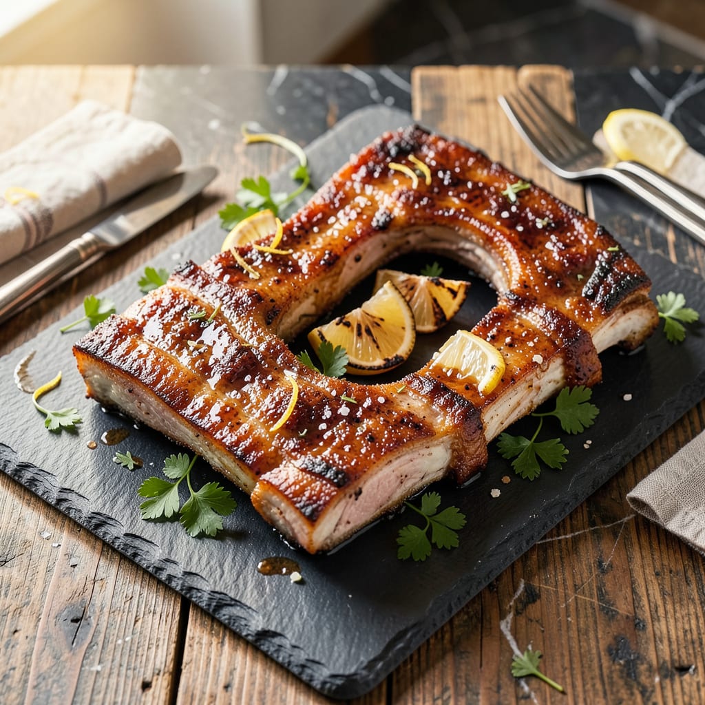 Visual representation of Fall Off the Bone Ribs in the Oven Recipe: Tender and Juicy Without the Grill