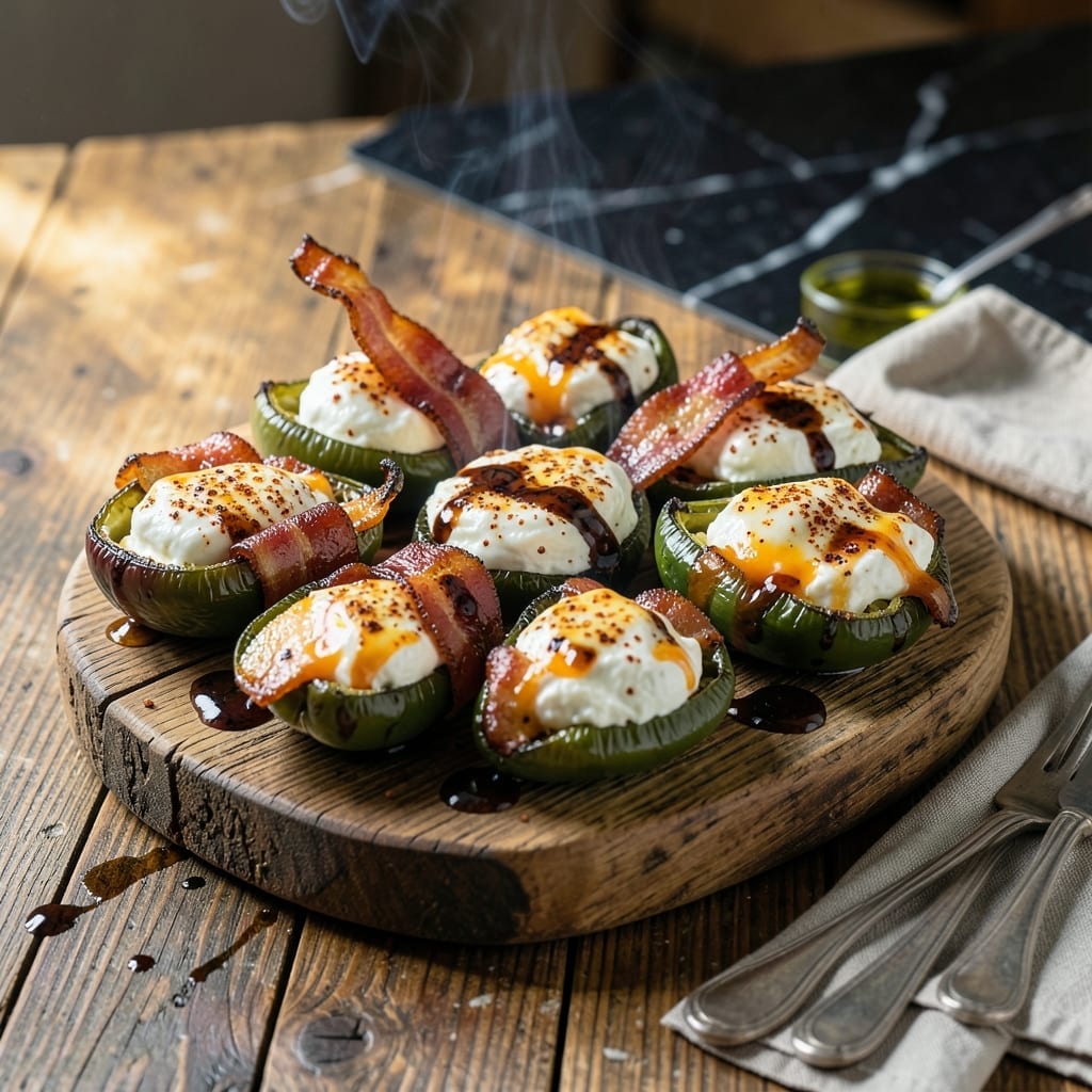 Smoked Jalapeño Poppers BBQ Recipe: Cheesy Bites With Smoky Char Smoked Jalapeño Poppers BBQ Recipe: Cheesy Bites With Smoky Char