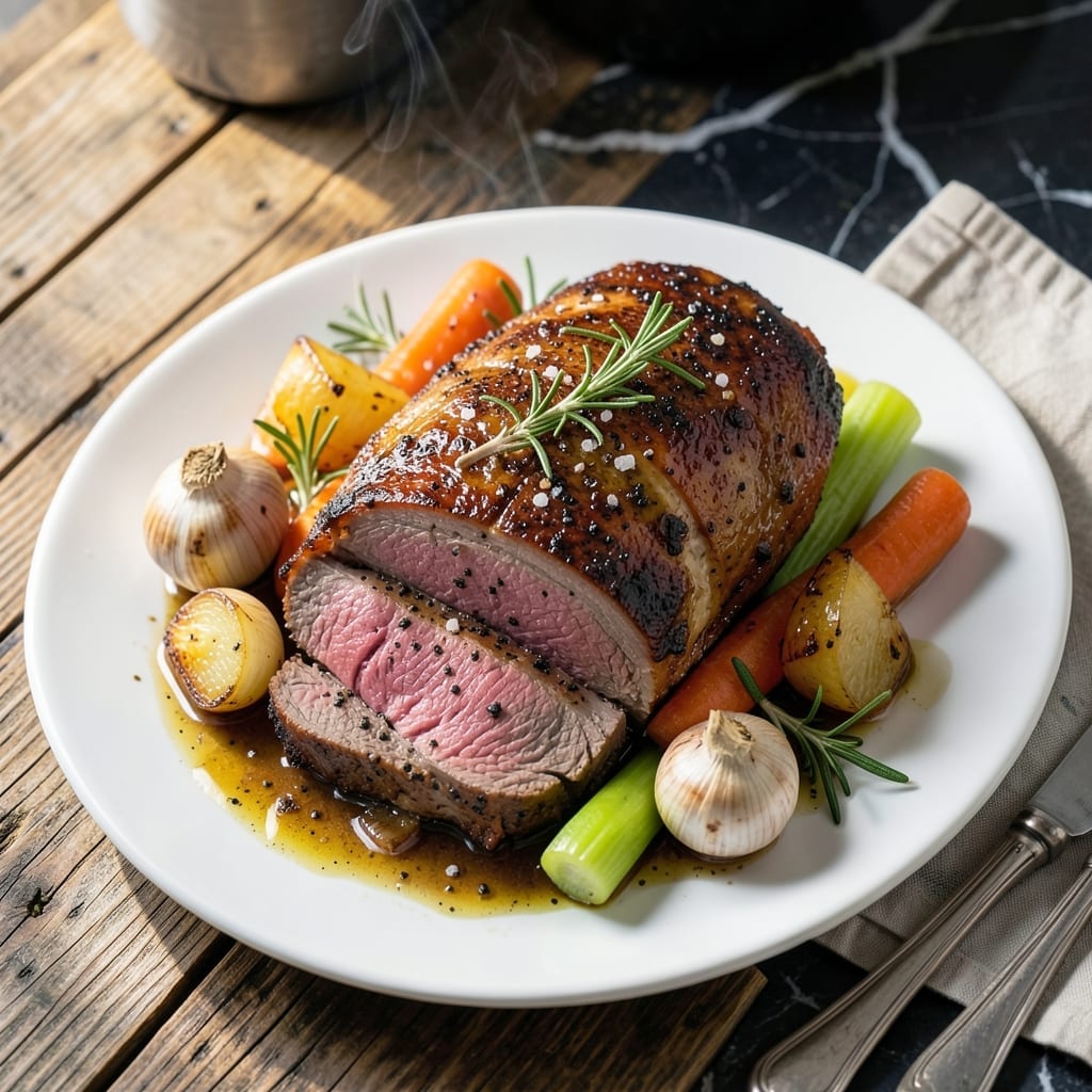Prime Rib Recipe Crock Pot: Hands-Off Herb-Infused Succulence