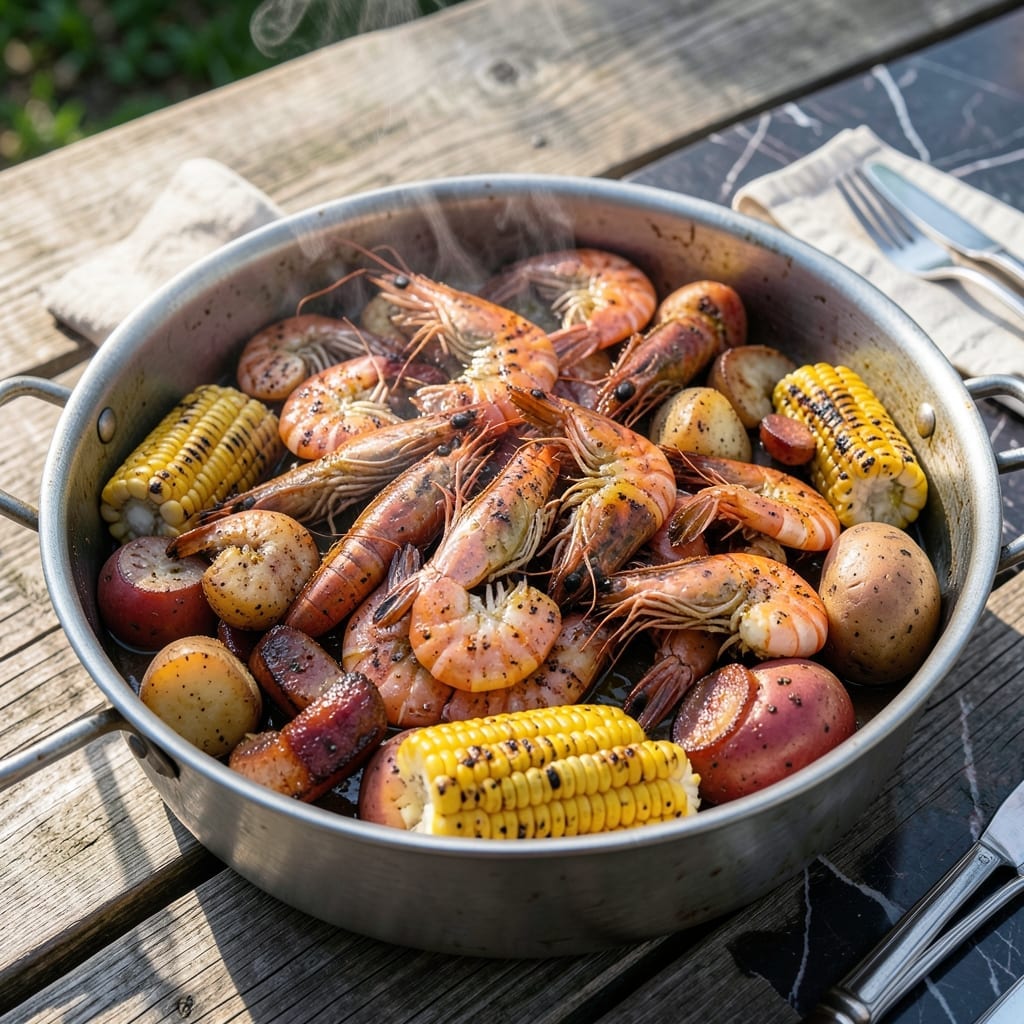 Shrimp Boil Recipe Spicy: Cajun Heat with Corn and Potatoes