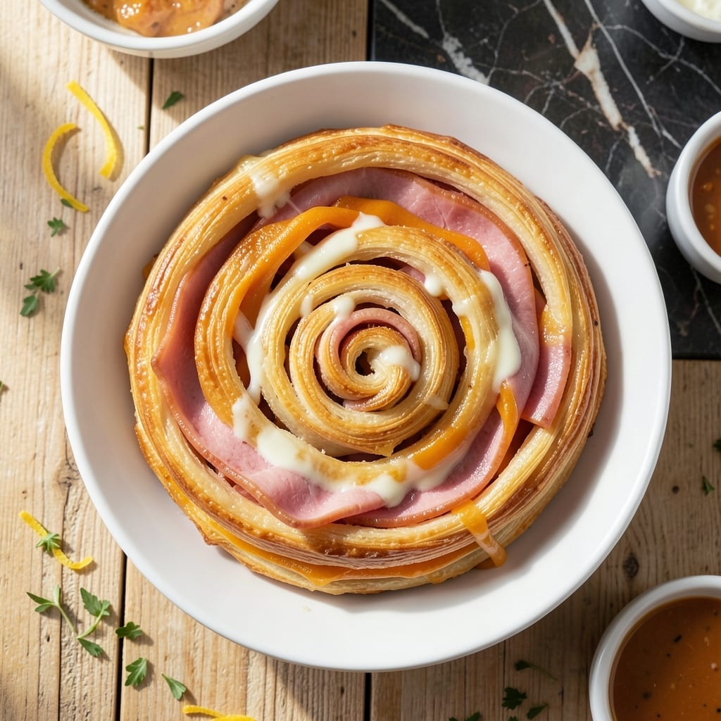 Nancy's Deli Spirals Copycat Recipe: Flaky Layers of Ham and Cheese