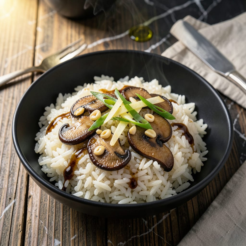 Visual representation of Flavoured Steamed Rice Recipe: Aromatic Grains with Every Bite