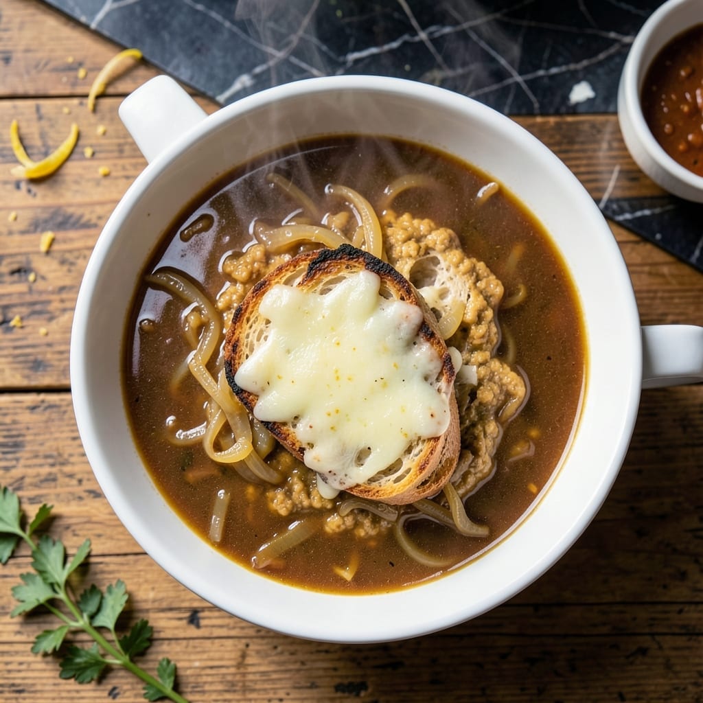 French Onion Soup Recipe Without Wine: Rich Caramelized Depth in Every Spoon French Onion Soup Recipe Without Wine: Rich Caramelized Depth in Every Spoon