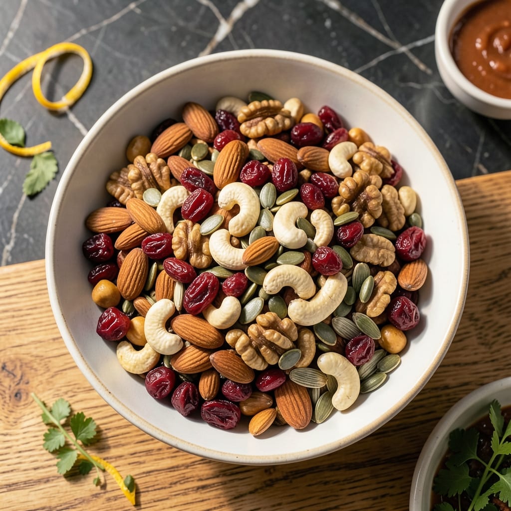 golden recipe deluxe trail mix example with annotations