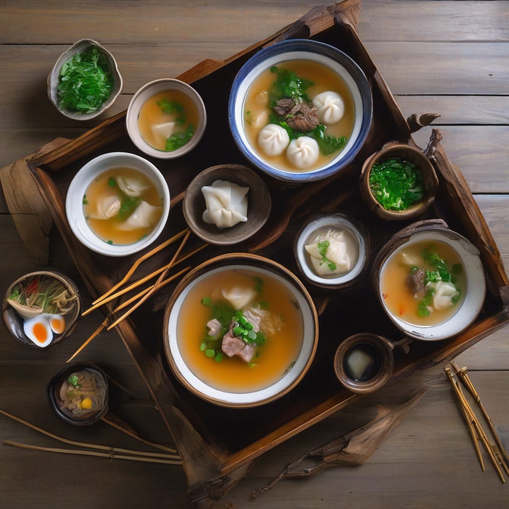 Good Luck Soup Recipe: Traditional Chinese New Year Comfort example with annotations