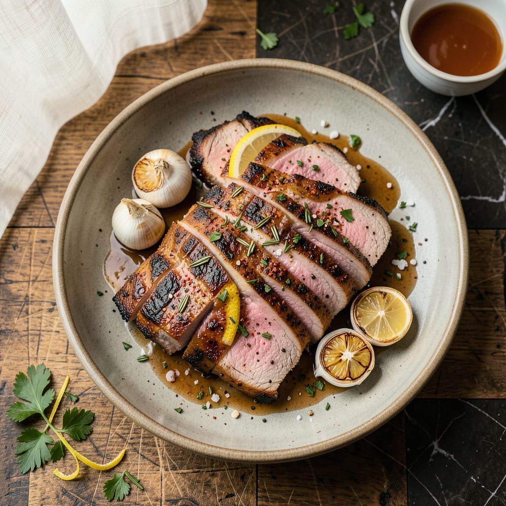 Visual representation of Grilled Pork Loin Recipe: Juicy, Herb Crusted Perfection Every Time