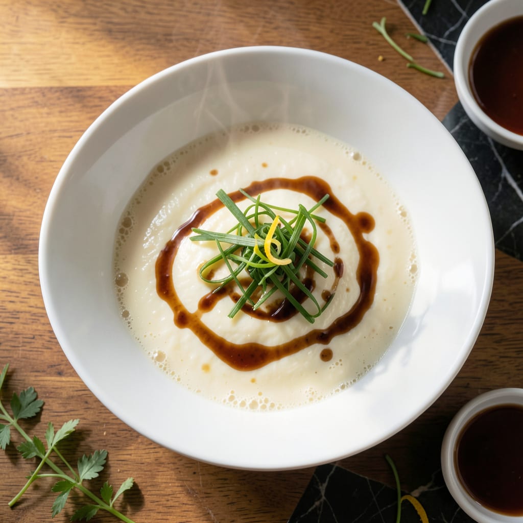 Hong Kong Steamed Egg Recipe: Silk Smooth Custard with Scallion Aroma example with annotations