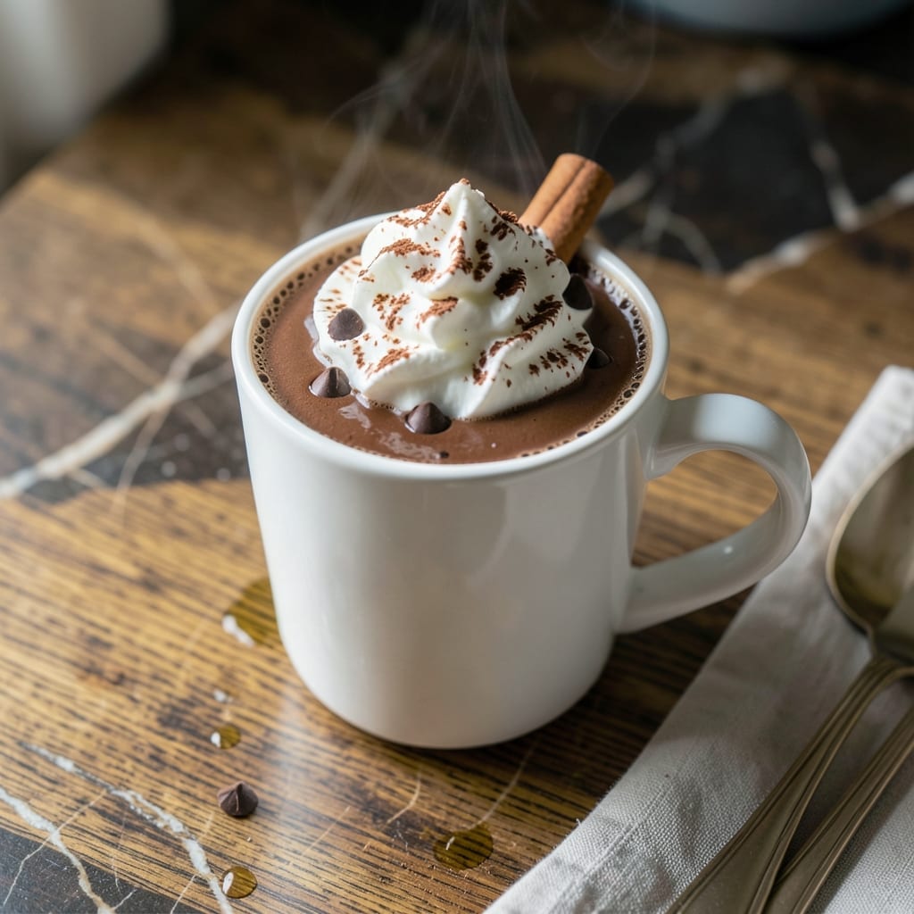 Hot Chocolate Recipe for 1: Single-Serve Indulgence With Melted Marshmallows Hot Chocolate Recipe for 1: Single-Serve Indulgence With Melted Marshmallows