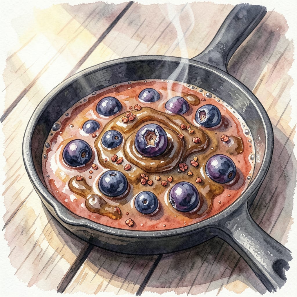 Huckleberry BBQ Sauce Recipe: Wild Berry Tang With Smoky Depth example with annotations