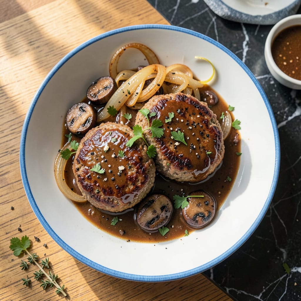 Comprehensive Ina Garten's Salisbury Steak Recipe: Homestyle Comfort With Rich Mushroom Gravy visual reference