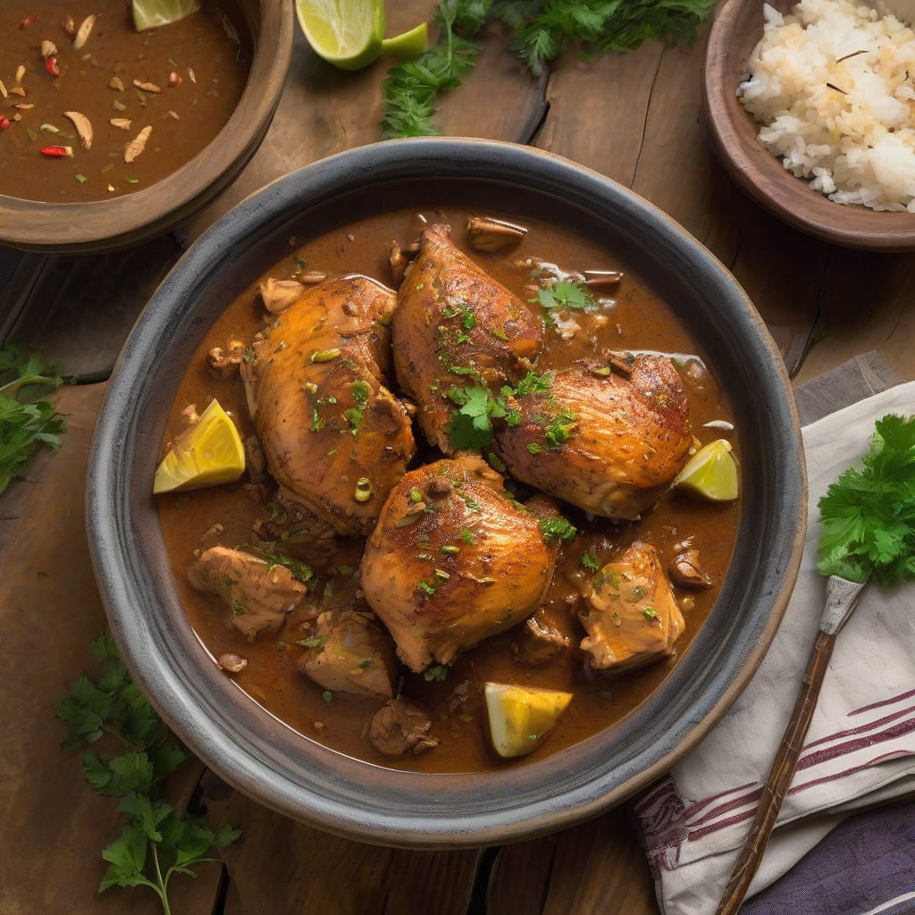 J Gumbo Drunken Chicken Recipe: Spicy Cajun Flavors in Every Bite illustration with key details