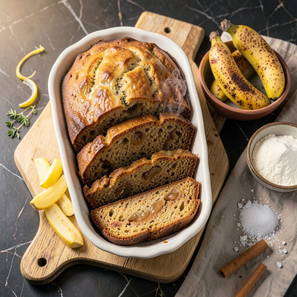 Comprehensive Janet's Banana Bread Recipe: Ultra Moist With Crisp Golden Crust visual reference