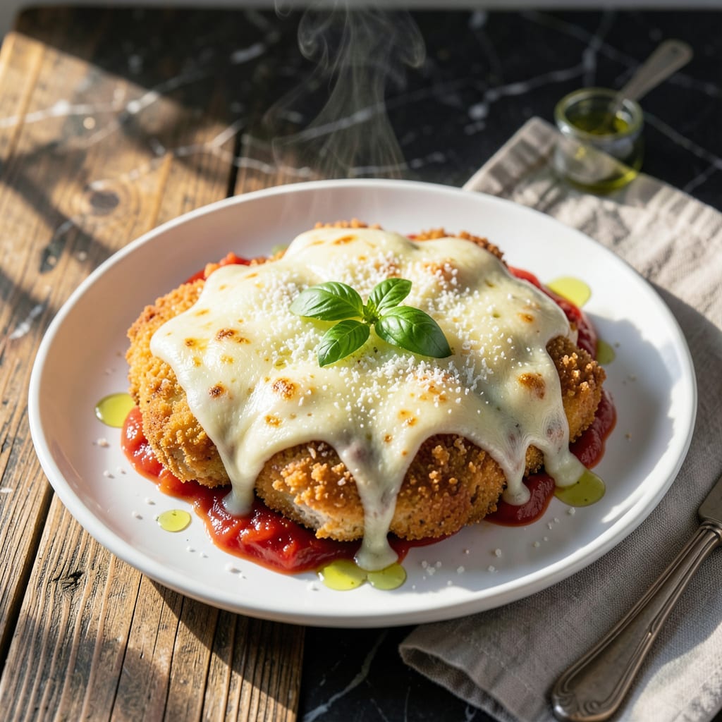 Complete Joanna Gaines' Chicken Parmesan Recipe: Crispy Cutlets With Melty Mozzarella overview image