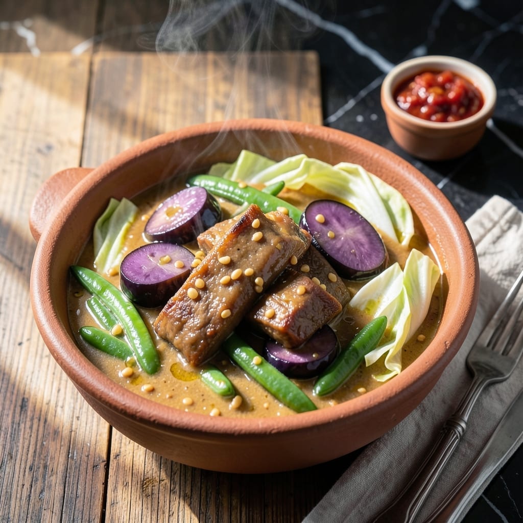 Kare Kare Recipe Philippines: Peanut-Stewed Oxtail With Bagoong Twist Kare Kare Recipe Philippines: Peanut-Stewed Oxtail With Bagoong Twist