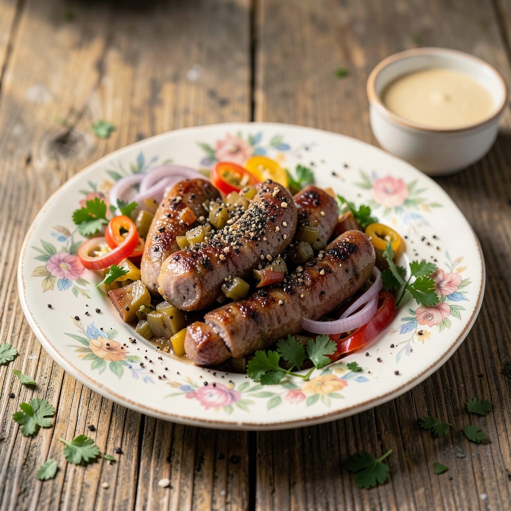 kielbasa and kraut recipe crock pot example with annotations