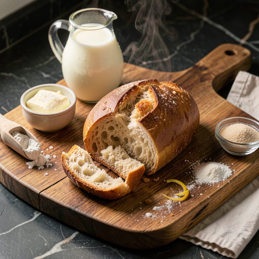 Visual representation of Leidenheimer Bread Recipe: New Orleans Style Po'boy Foundation