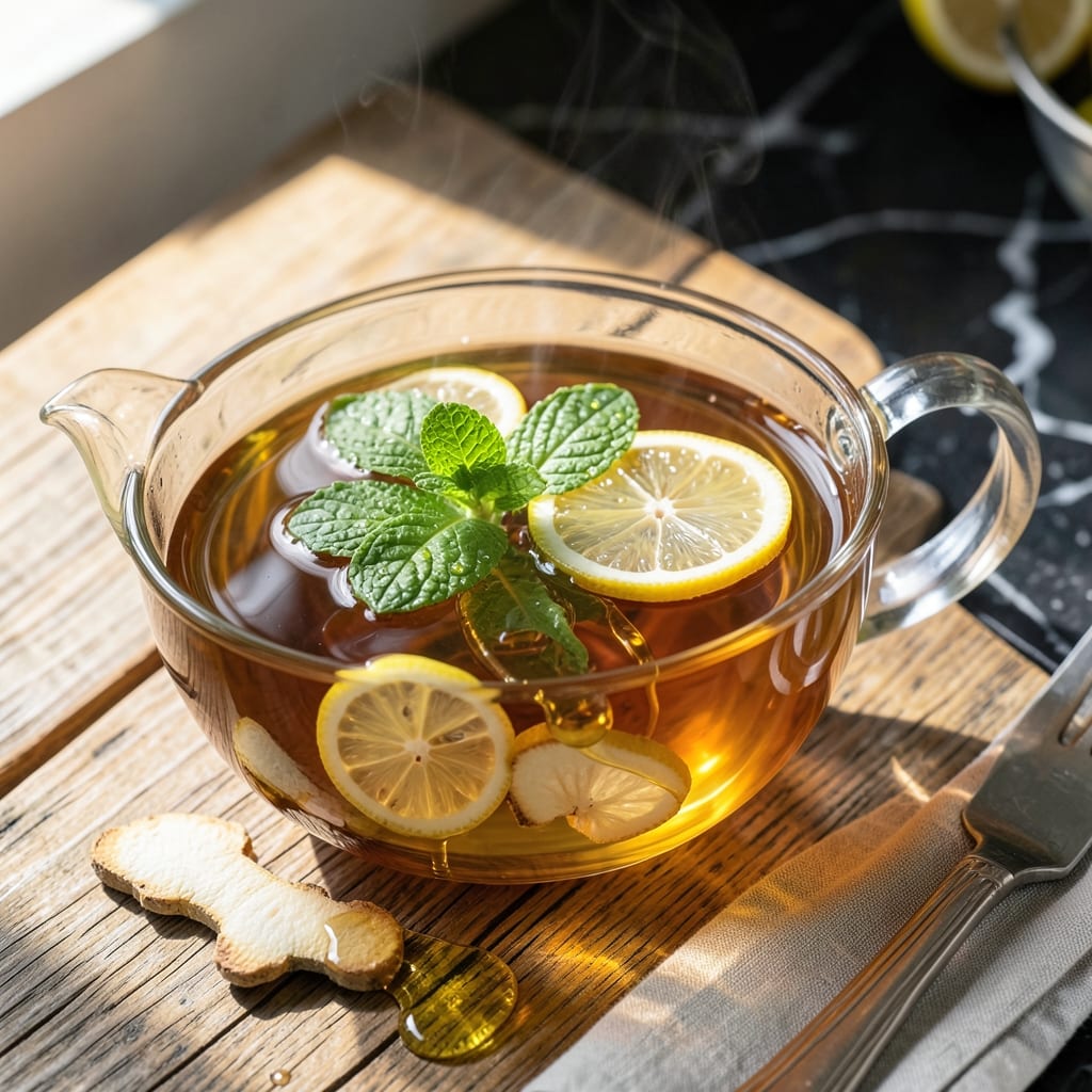 Visual representation of Lemon Balm Tea Recipe for Weight Loss: Metabolism Boosting Citrus Infusion