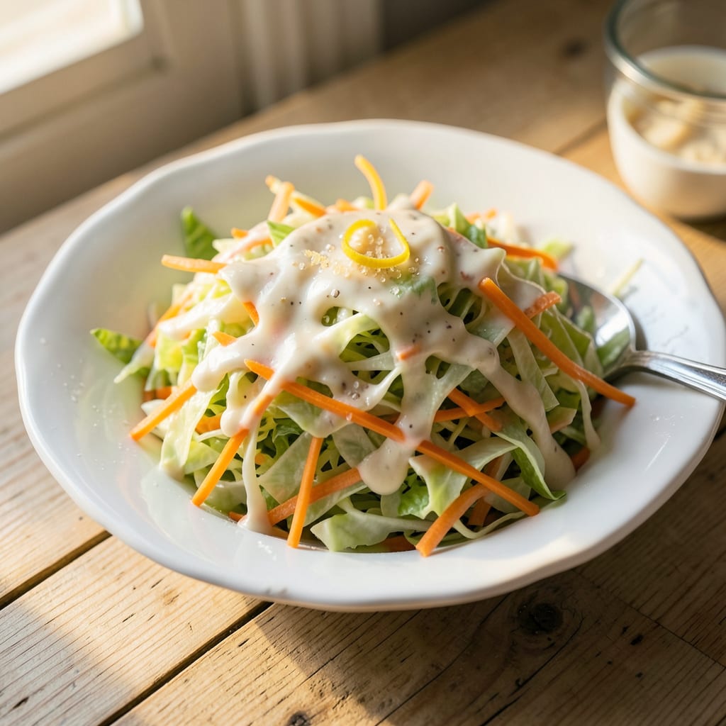 Long John Silver's Cole Slaw Recipe: Crispy, Creamy Copycat Perfection illustration with key details