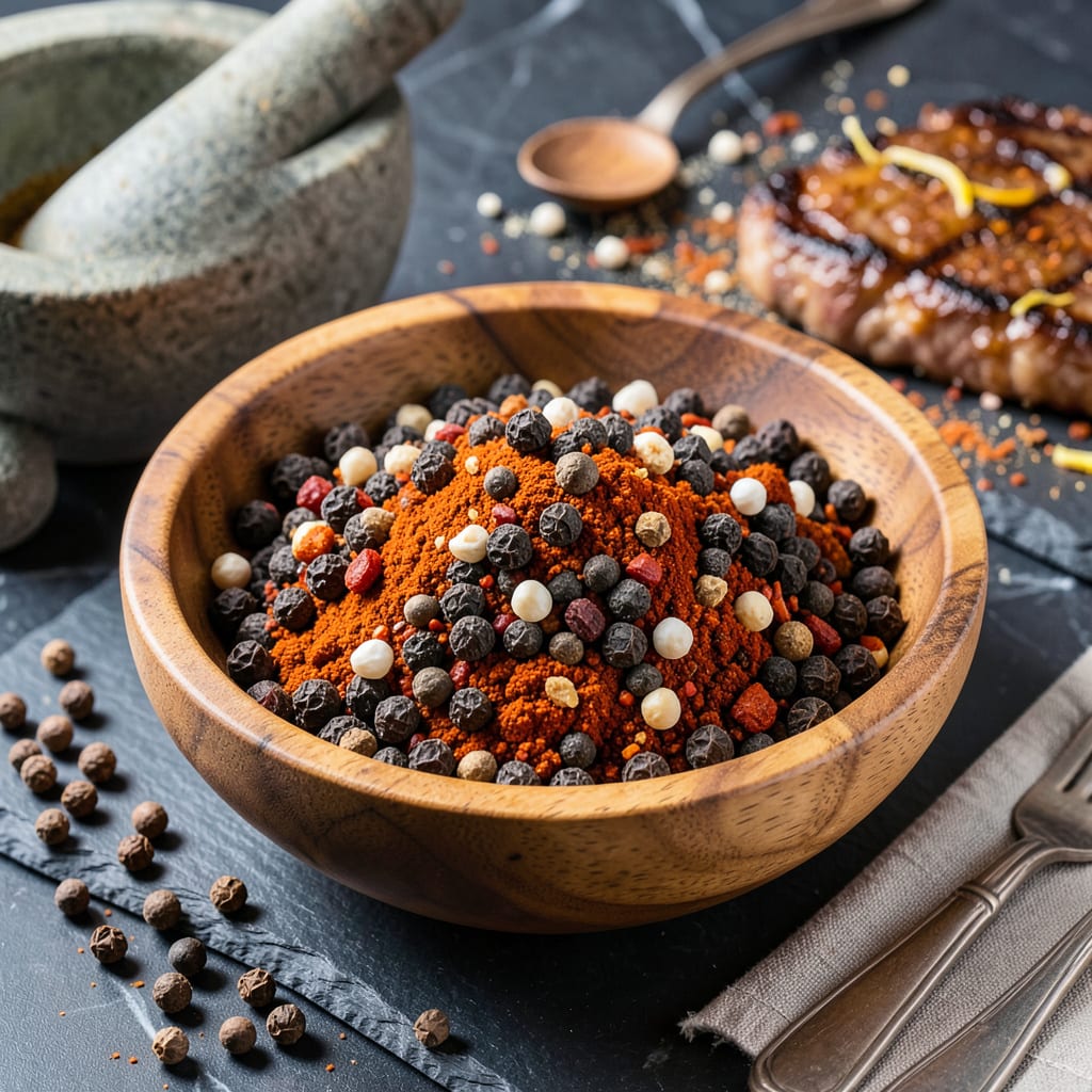 Complete Longhorn 7 Pepper Seasoning Recipe: Bold, Smoky Spice Blend for Grilling overview image