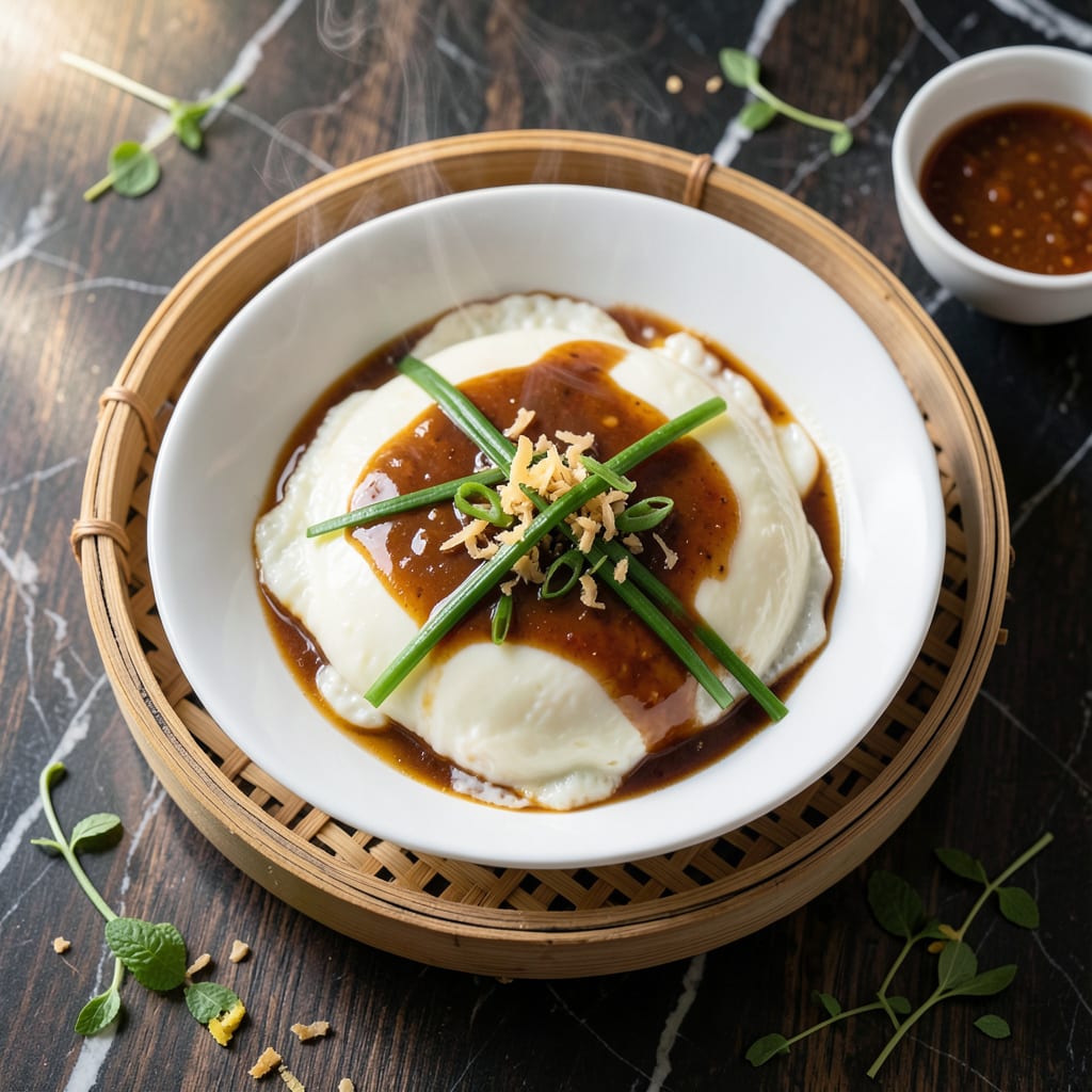 Comprehensive malaysian steamed egg recipe visual reference