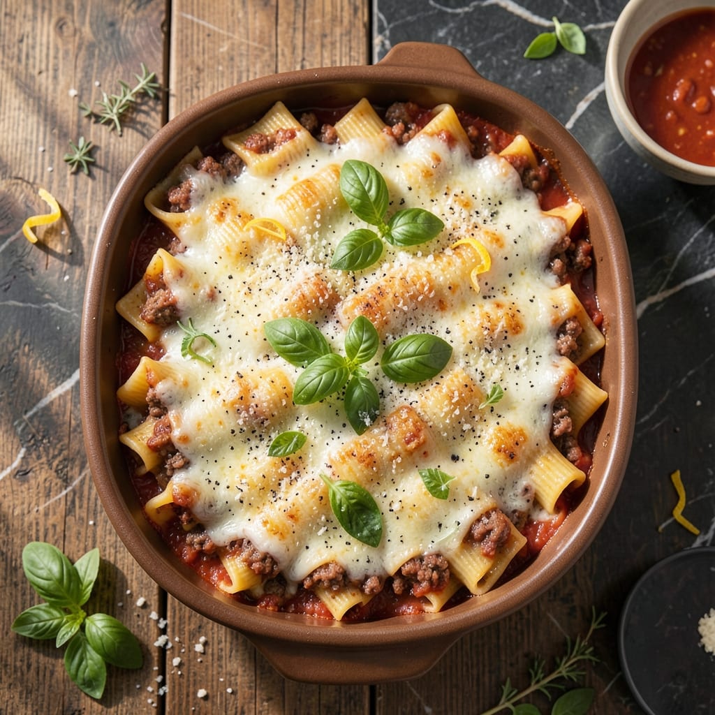 manicotti recipe with meat detailed visual guide