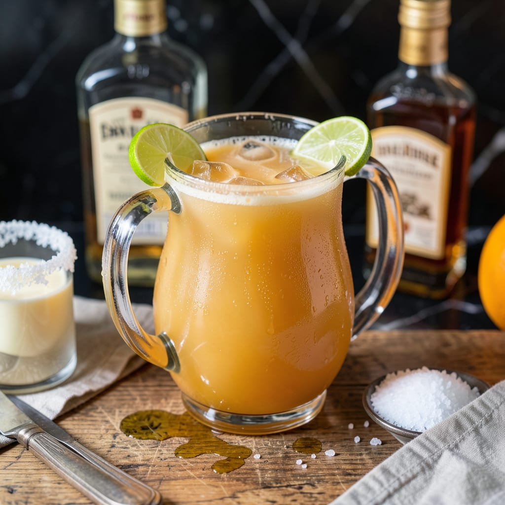 margarita drink recipe pitcher example with annotations