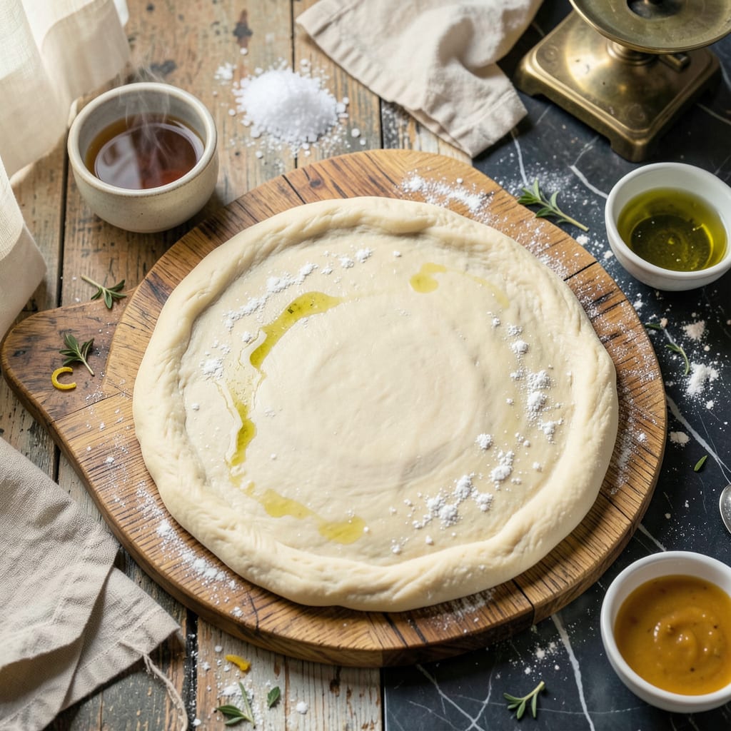Martha Stewart's Pizza Dough Recipe: Crispy, Chewy Homemade Base example with annotations