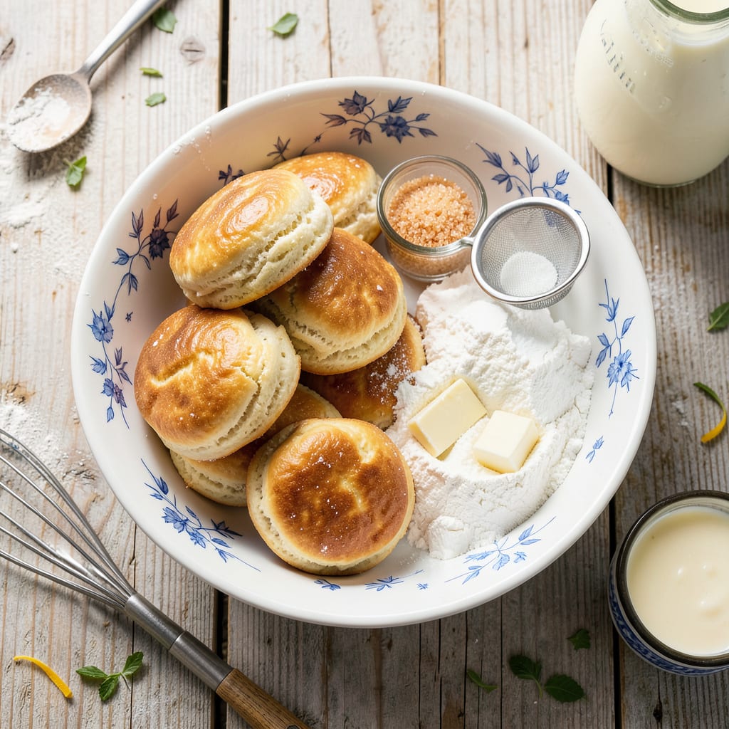 McDonald's Style Biscuits Recipe: Flaky Layers Like the Golden Arches example with annotations